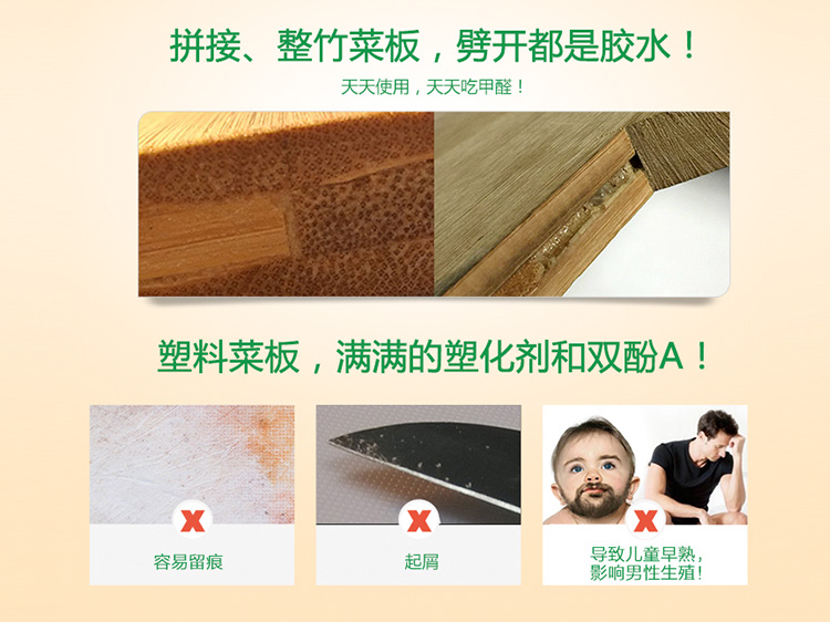 抗菌不發(fā)霉易清洗健康環(huán)保切菜板